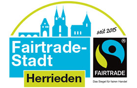 Neues Fairtrade-Stadt Logo für Herrieden