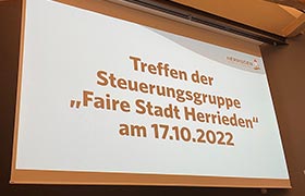 Treffen der Steuerungsgruppe Faire Stadt am 17.10.2022